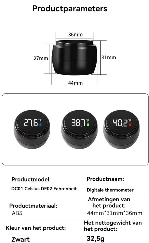Dompelverwarmer - Dompelaars - Elektrische Waterverwarmer - verwarmingsstaaf - Oververhittingsbeveiliging - Snelle Verwarming - RVS-Automatische uitschakeling - Verwarming op constante temperatuur — afbeelding 3