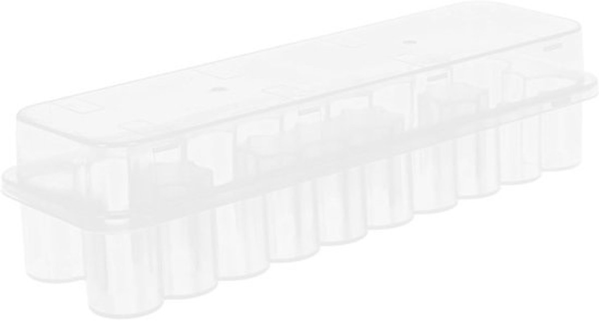 Opslagdoos voor 3 ml plastic fiolen - draagbaar microtube rack voor transport