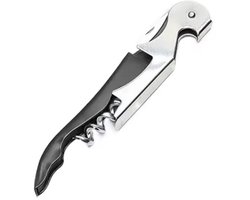 CHPN - Kurkentrekker - Flesopener - Bieropener - Kurken trekker - Wijnopener - Wine opener - Wijn openmaken - Zwart - Wijn - Wijnliefhebber