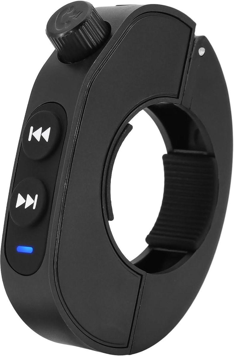 Bluetooth-mediaknop, stuurwielafstandsbediening voor auto, fiets, motorfiets, oplaadbaar, IPX6, waterdicht