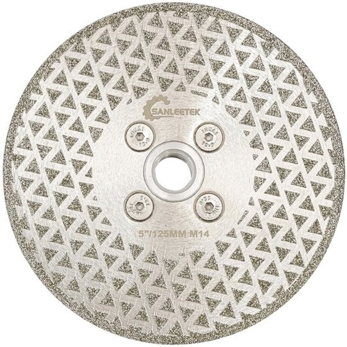 Diamant Doorslijpschijf 125mm voor Graniet, Marmer en Keramiek - M14 Schroefdraad
