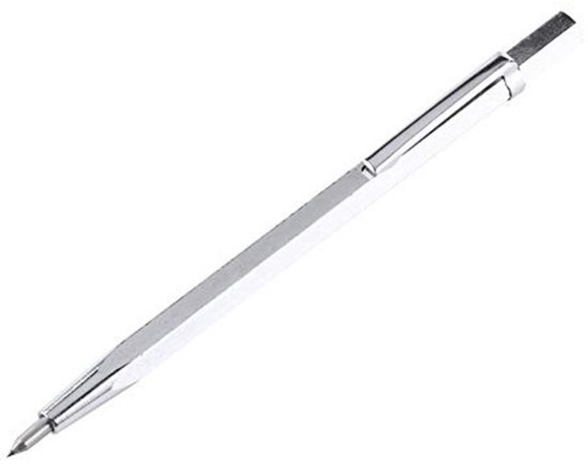 Hardmetalen Kraspen voor Glas, Keramiek en Metaal - Draagbaar Gereedschap met Clip