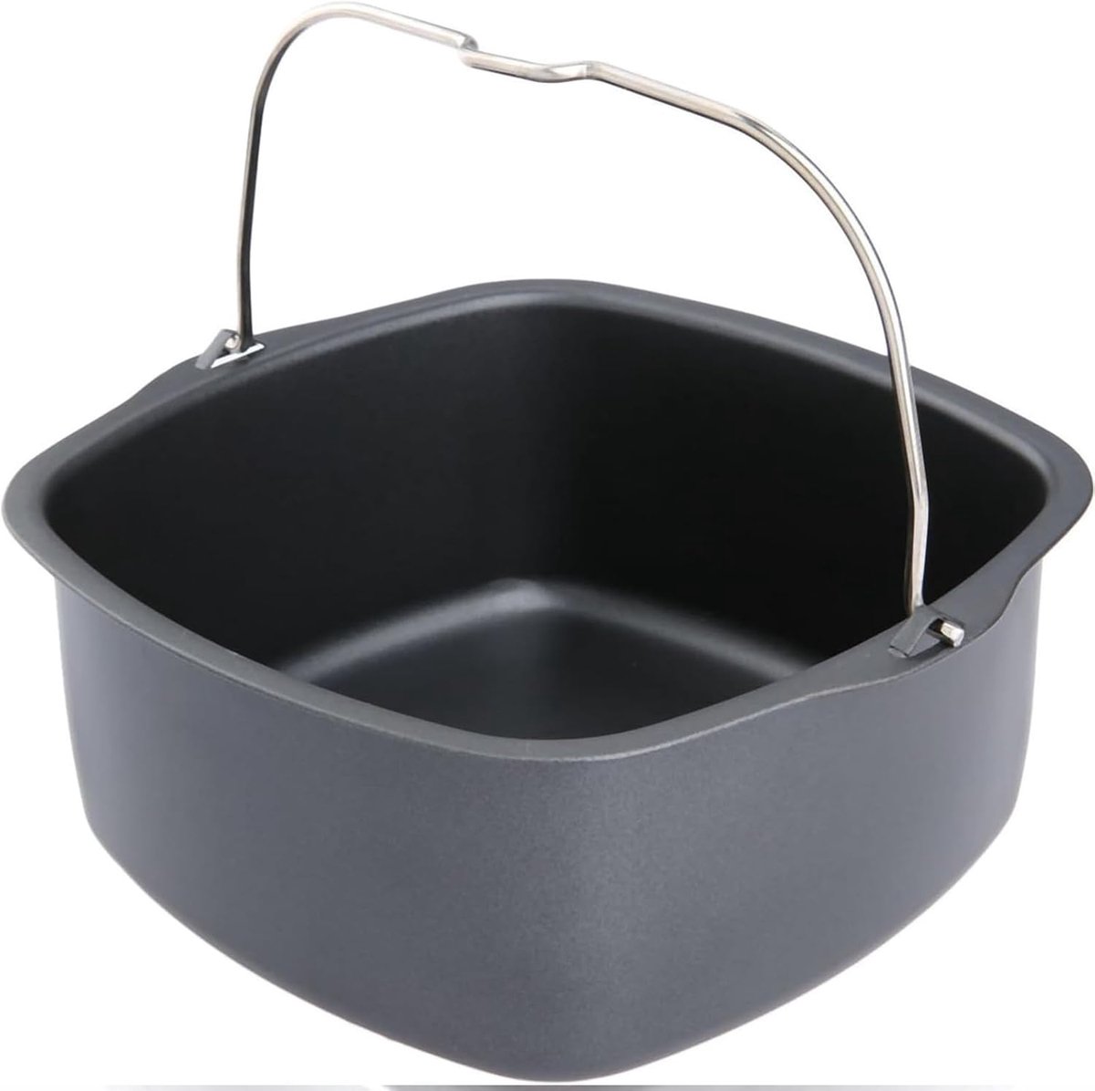 Vorm, Hittebestendige Heteluchtfriteuse Accessoires, Herbruikbare Cakeform, Broodbakmand, Gemakkelijk Schoon te Maken IJzeren Friteuse Bakvorm, Heteluchtfriteuse Accessoires voor