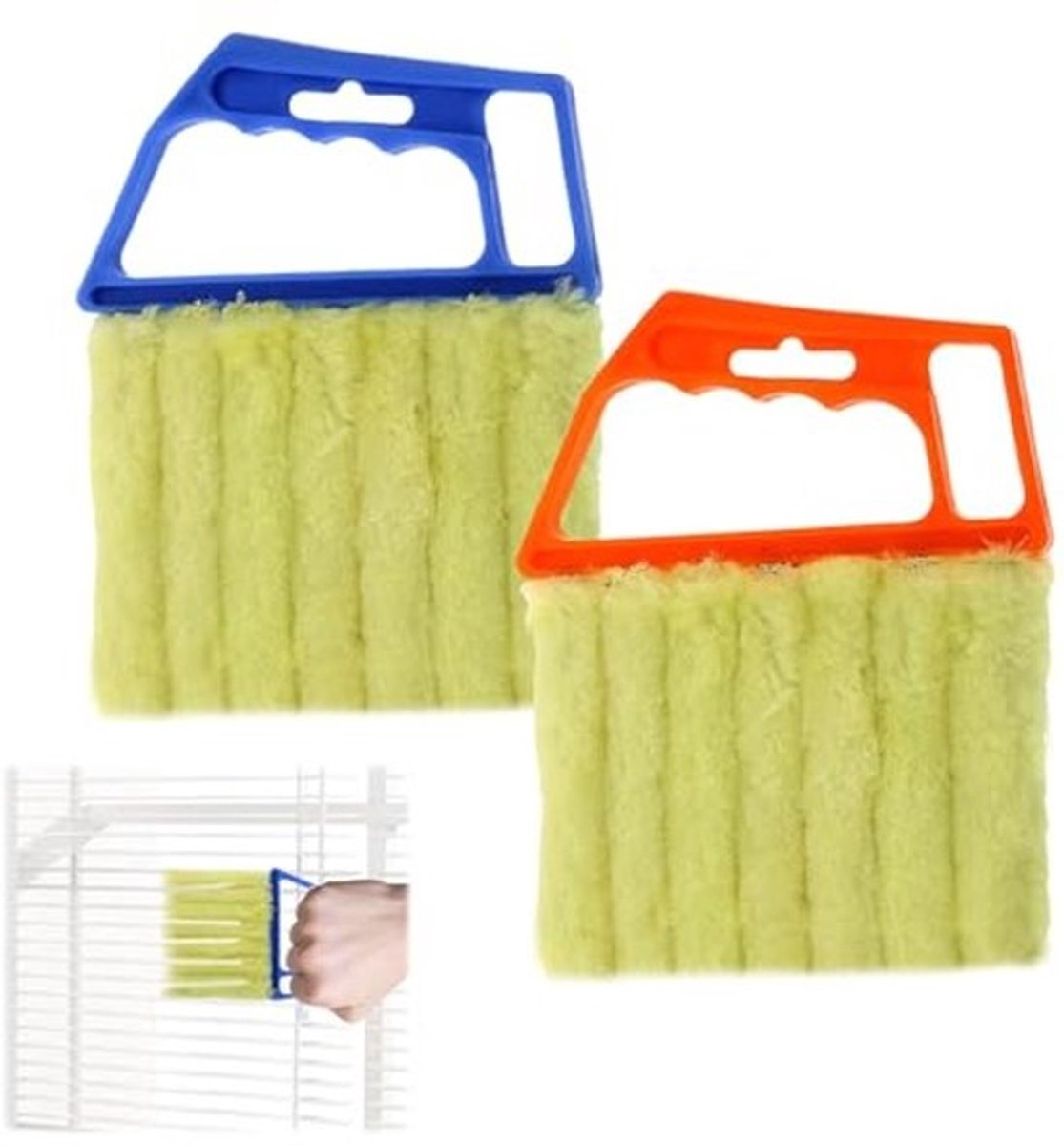 Venetiaanse Jaloezieën Reiniger – 2 Stuks – 7-Vinger Blinde Duster voor Grondige Reiniging