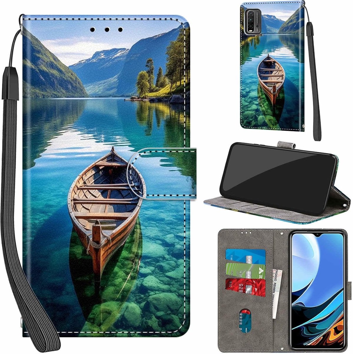 Hoesje voor Xiaomi Redmi 9T, De boot