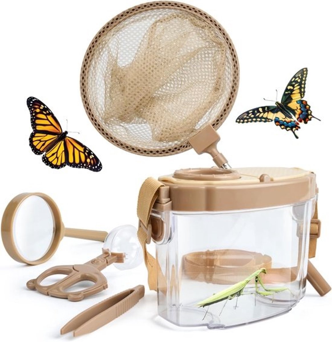 Insecten Vangset - Ontdekking Set - Buiten Spelen - Compleet Met Net - 21 x 20 x 10 cm