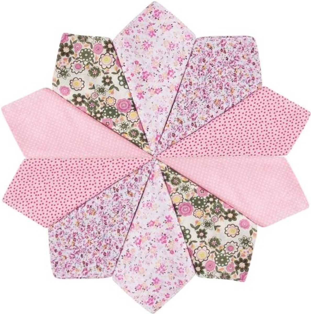 zakdoeken voor dames, van puur katoen, roze, stoffen zakdoeken voor dagelijks gebruik, 5/10 stuks, 36 x 36 cm, moederdagcadeau