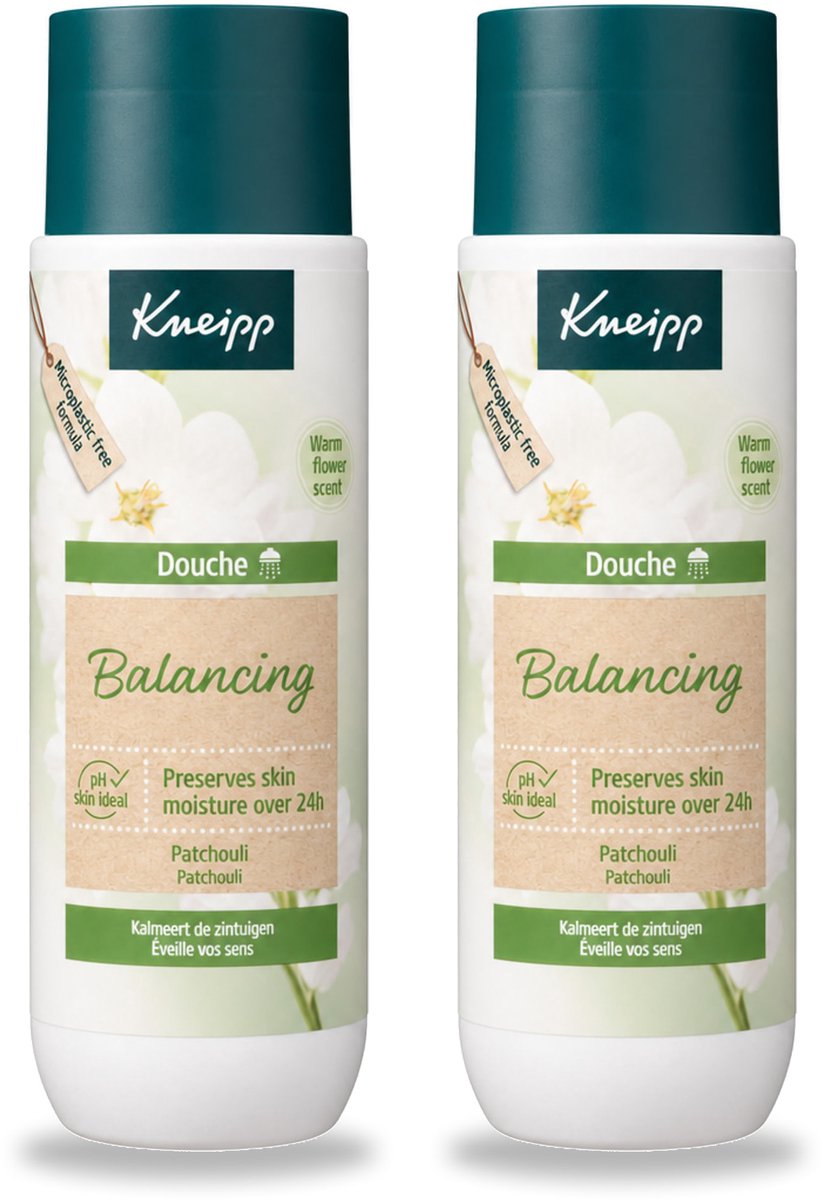 2 x Kneipp - Douchegel - Patchouli - 200 ml - Voordeelverpakking - 2 stuks