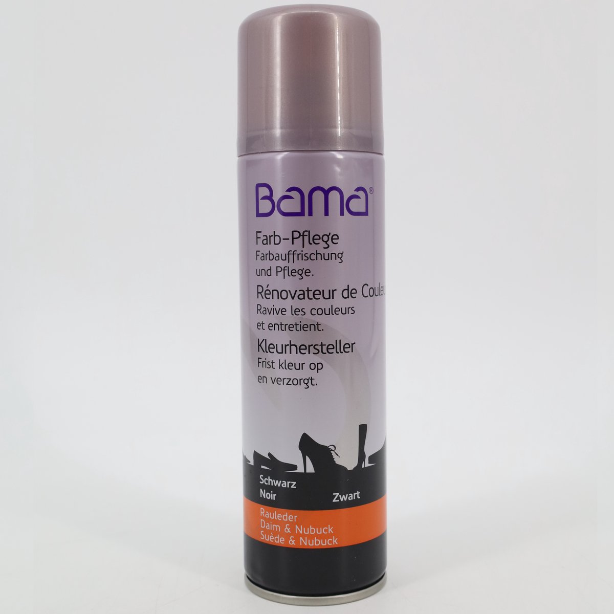 Bama Kleurhersteller Spray Zwart Suède en Nubuck