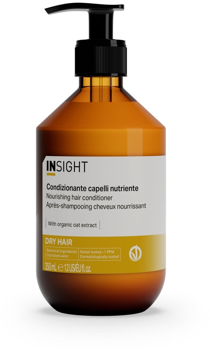 Insight Crèmespoeling Voor Droog Haar 350 ml - Voedende Conditioner - Diepe Hydratatie - Zonder SLS Parabenen En Siliconen