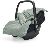 Jollein Voetenzak groep 0+ 3/5 punts gordel Basic Knit Forest Green