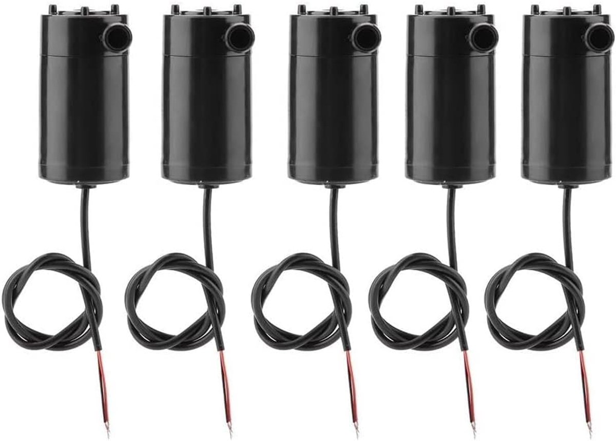 Waterpompen DC 3V 5V Micro Dompelpomp Mini Waterpomp of Aquarium Fontein Aquarium, Micro Motor Pomp Water Pompen - 5 Stuks