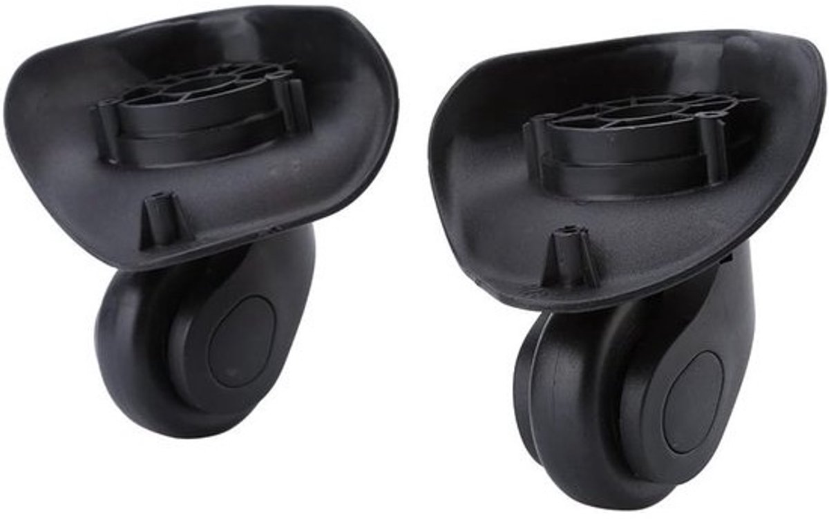 Universele Vervangwielen voor Koffers - 1 Paar Grote Casters voor Optimale Mobiliteit en Duurzaamheid
