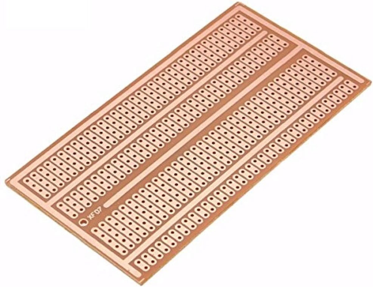 10 stuks 5 x 10 cm enkelzijdig koperen prototype papieren PCB-breadboard 2-3-5 gewrichtsgat