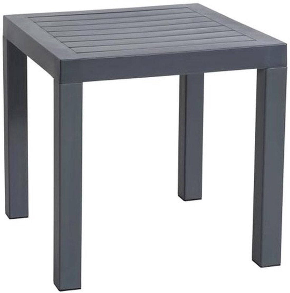 Bijzettafel Kunststof Donkergrijs - Modern en Praktisch