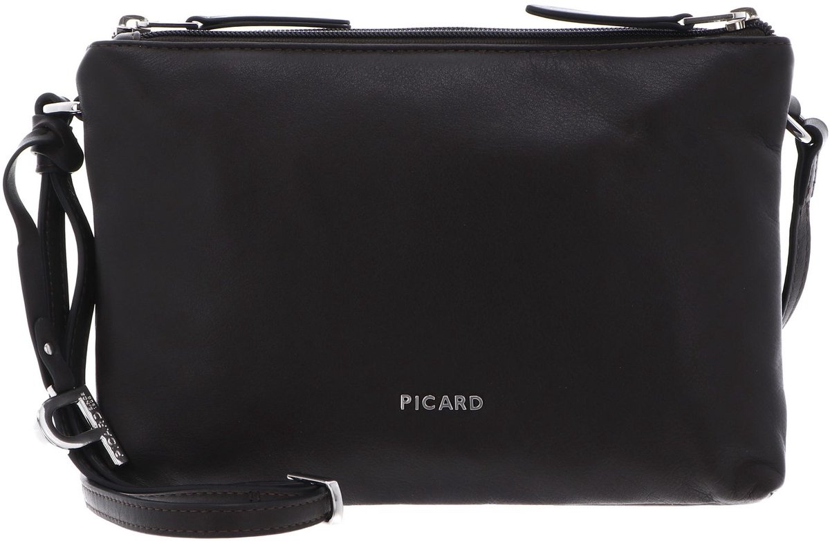 PICARD schoudertas Really Hand Bag Cafe donkerbruin