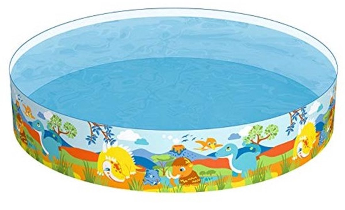 Opblaasbaar Kinderzwembad Dinosaurussen 244 x 46 cm - Perfect voor de Zomer