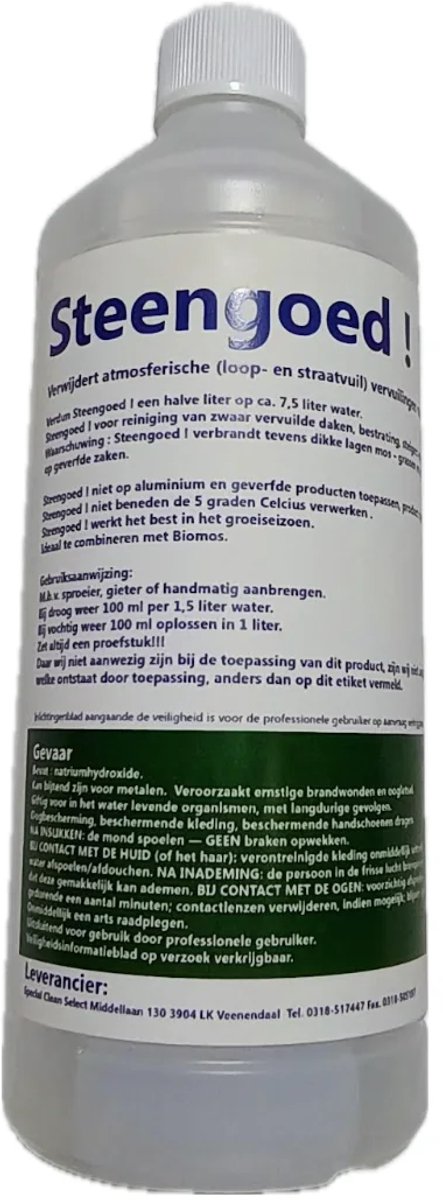 Algverwijderaar voor stenen | stoep Steengoed + Biomos — afbeelding 2