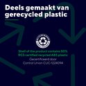 Deels gemaakt van gerecycled plastic. De schaal van het product bevat 50% RCS gecertificeerd gerecycled ABS plastic.
