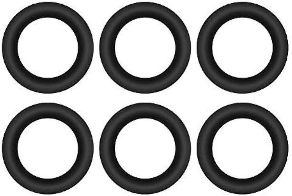 100 Stks/zak Rubber Ring Wasmachine, Vislijn Connector O-vormige Ring Connect Rubber Ring voor Vissen Alarm Hengel