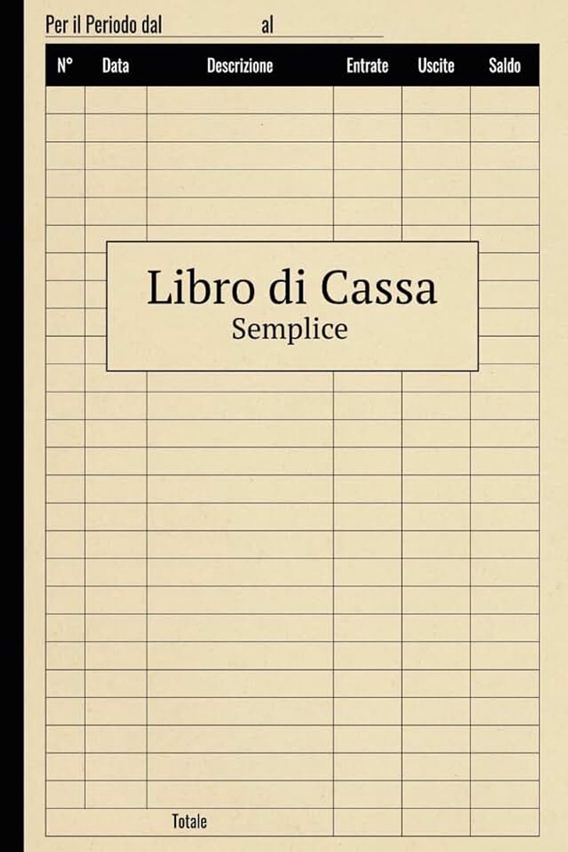 Cassa Semplice: Entrate Uscite,Registro di cassa,A5-100 pagine
