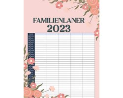 Familienplaner 2023: familienkalender 2023 5 spalten von Januar 2023 bis Dezember 2023 | Agenda 2023 für die Familie | kalender 2023 familienplaner 5 spalten