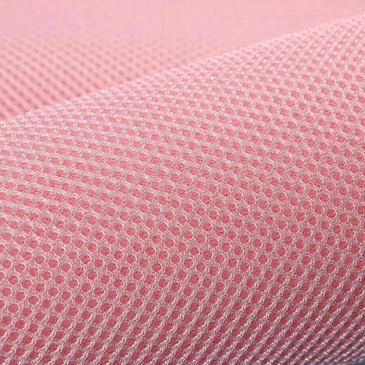 1MX1.6M Ademend Sandwich Mesh Drie Lagen 3D Doek Sandwich Mesh Stof Elastische Mesh Doek Luchtbed Stof Sofa Grondstof (Roze)