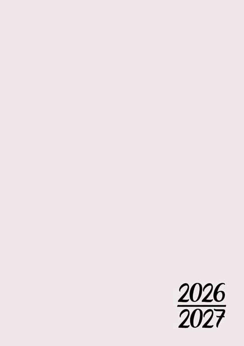 Agenda Scolaire 2026-2027: Blanc Personnalisable | Journalier (une page par jour) | 12x17 cm | 300 pages | Couverture souple | sept 2026 – juil 2027 | Photos, stickers, autocollants | Collège et lycée