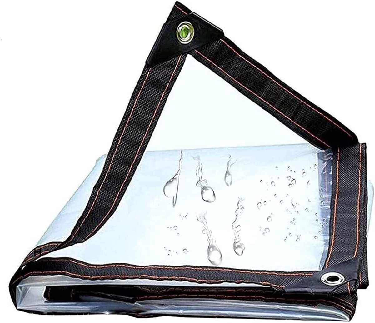 Zwaar zeildoek, transparant dekzeil waterdichte strip ring, transparant dekzeil waterdicht, multifunctionele beschermhoes, stalen bar riem touw ring voor plantenkas heavy duty