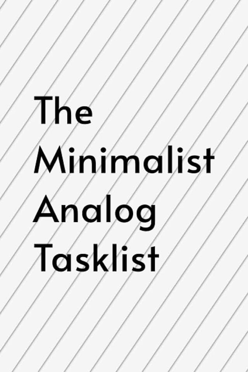 Minimalist Analog Tasklist