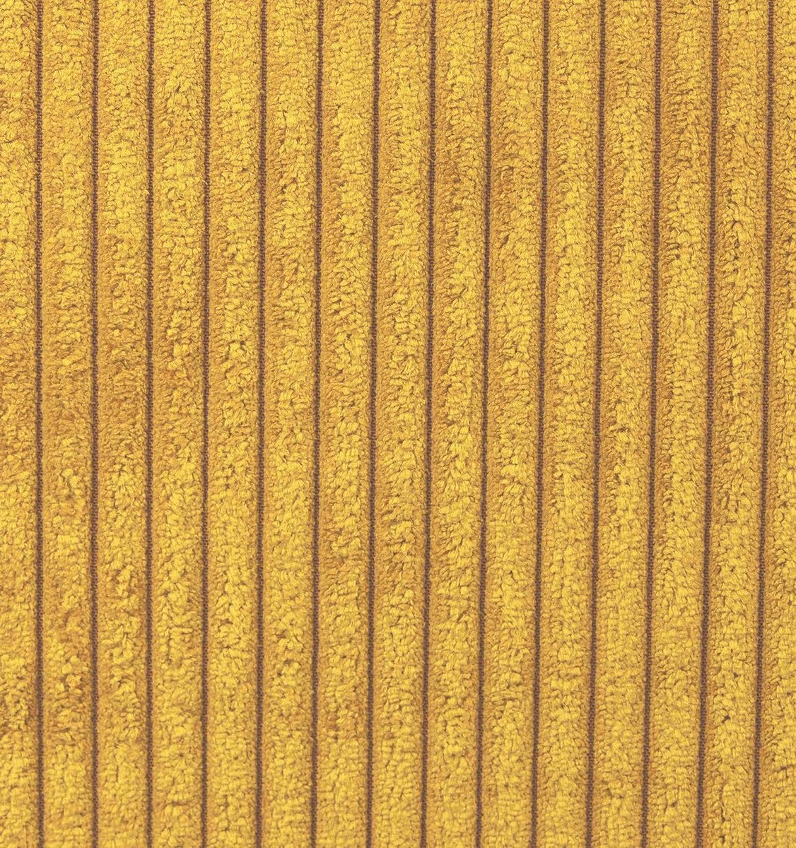 Stof In Corduroy Look Stof Op Meter Om te Naaien Meubelstof Slijtvastheid 35000 Cycli 1 m x 1,42 m Mosterdgeel per Meter verkocht – 1 Stuk = 1 m x 1,42 m