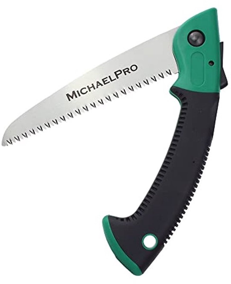 Opvouwbare handzaag 17,8 cm - Ergonomische snoeizaag voor tuinieren, kamperen en houtbewerking