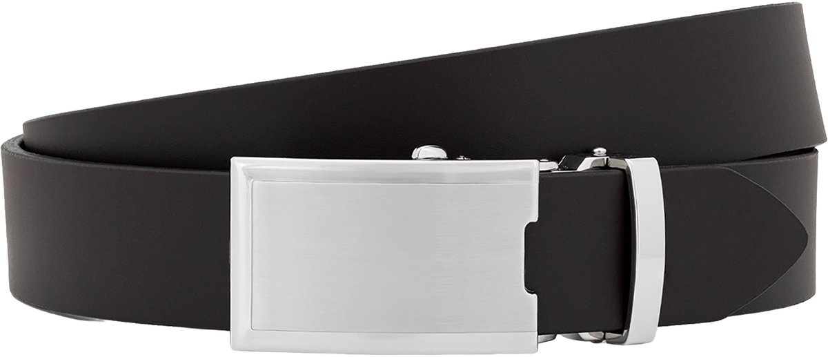 LINDENMANN leren heren riem - bruin