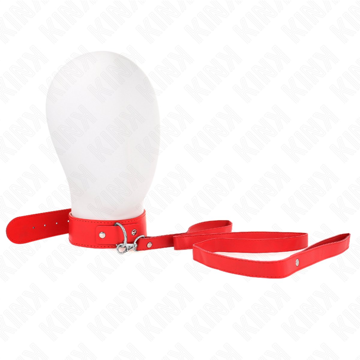 Verstelbare Halsband met Riem in Rood
