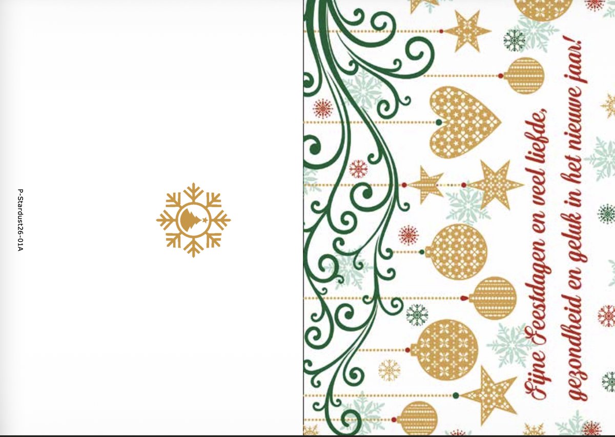 Kerstkaarten box Stardust Christmas 4