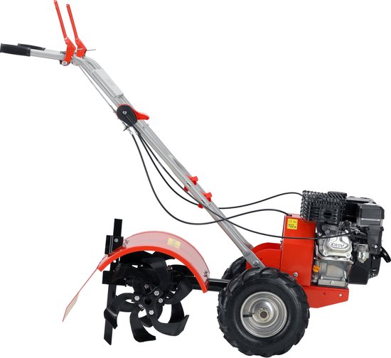 Benzine Tuinfrees / Grondfrees - 196 cc Loncin Motor - 5.58 PK - Met Wielaandrijving & Apie (48 cm) — afbeelding 2