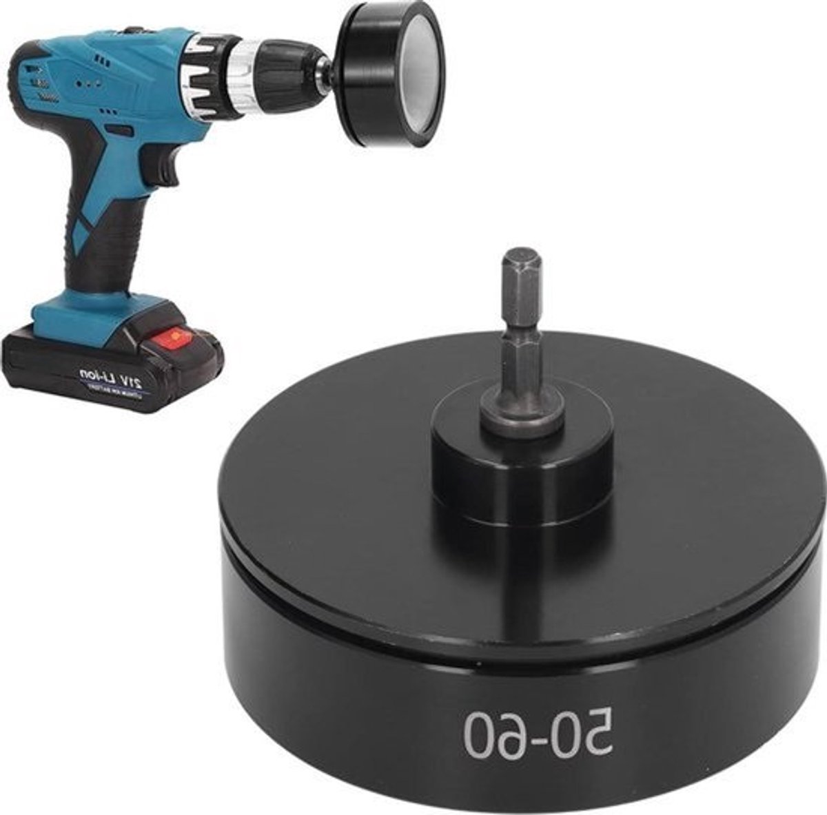 Handheld Flesafdekmachine Elektrische Dop Sluitmachine - Metaallijm - Automatische - 50 Tot 60 Mm - Voor Keuken .