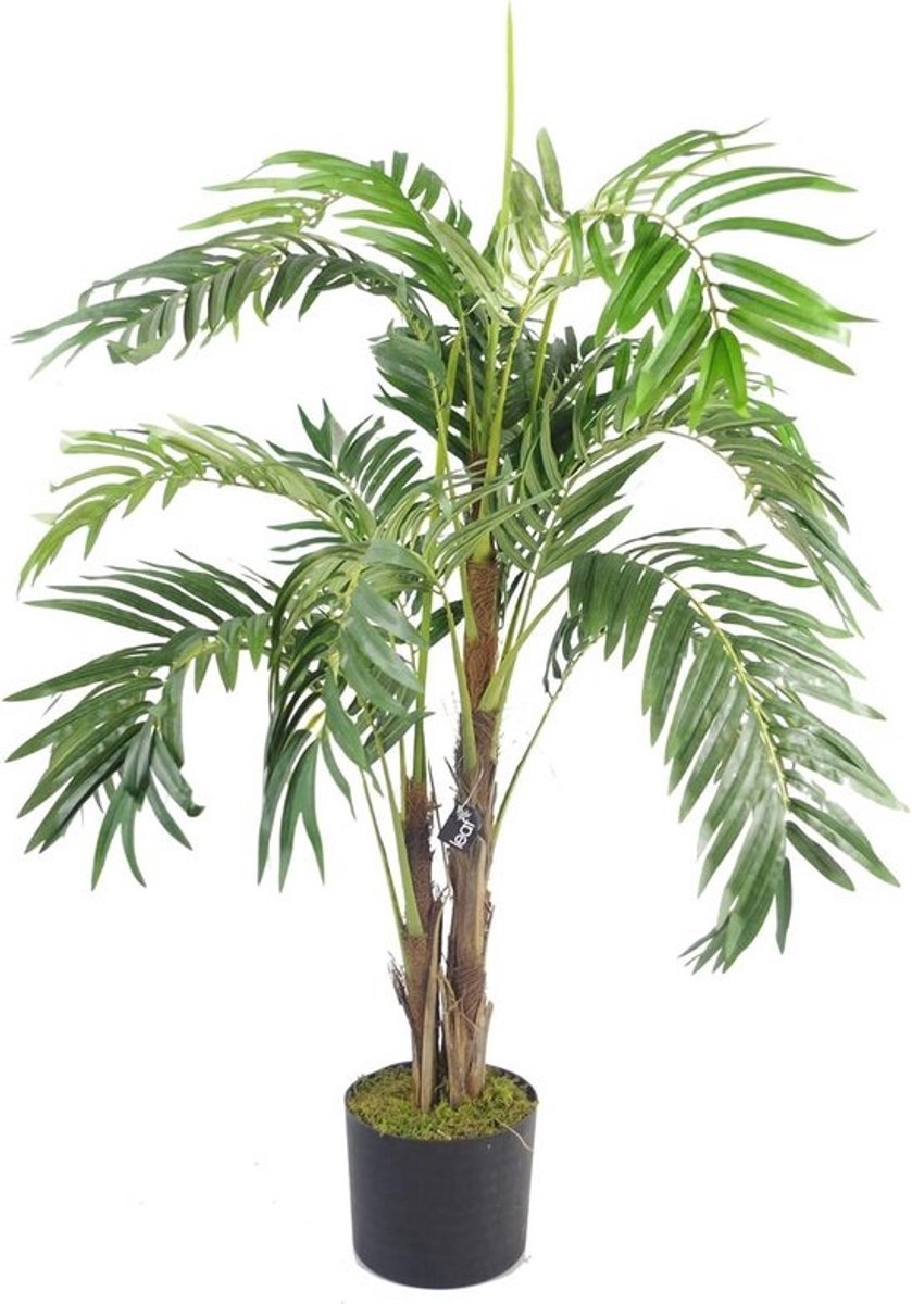 Kunstpalmboom 120cm - Realistische Kunstplant voor Binnen