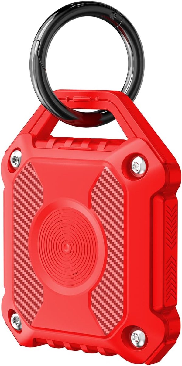 Compatibel met Airtag-houder, IP68 waterdichte Air Tag-sleutelhanger, 360° volledige bescherming voor Apple Airtag GPS-trackerapparaten Air Tag. Houder, TPU Airtags-hoes voor sleutels, tassen, bagage