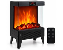 Sfeerhaard Elektrisch - Elektrische Haard met Realistisch 3D Vlameffect - 2000W Ventilatorkachel -…