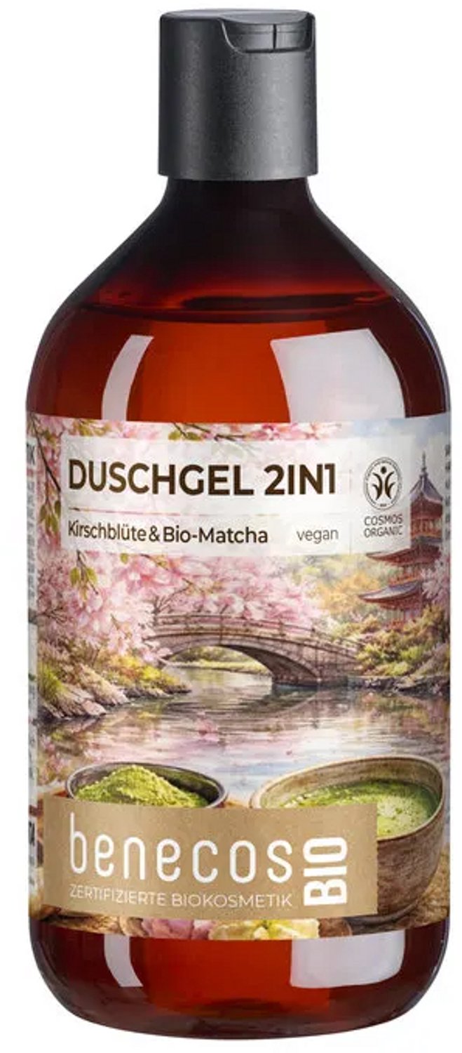 Benecos Bio 2-in-1 Douchegel Cherry Blossom & Matcha