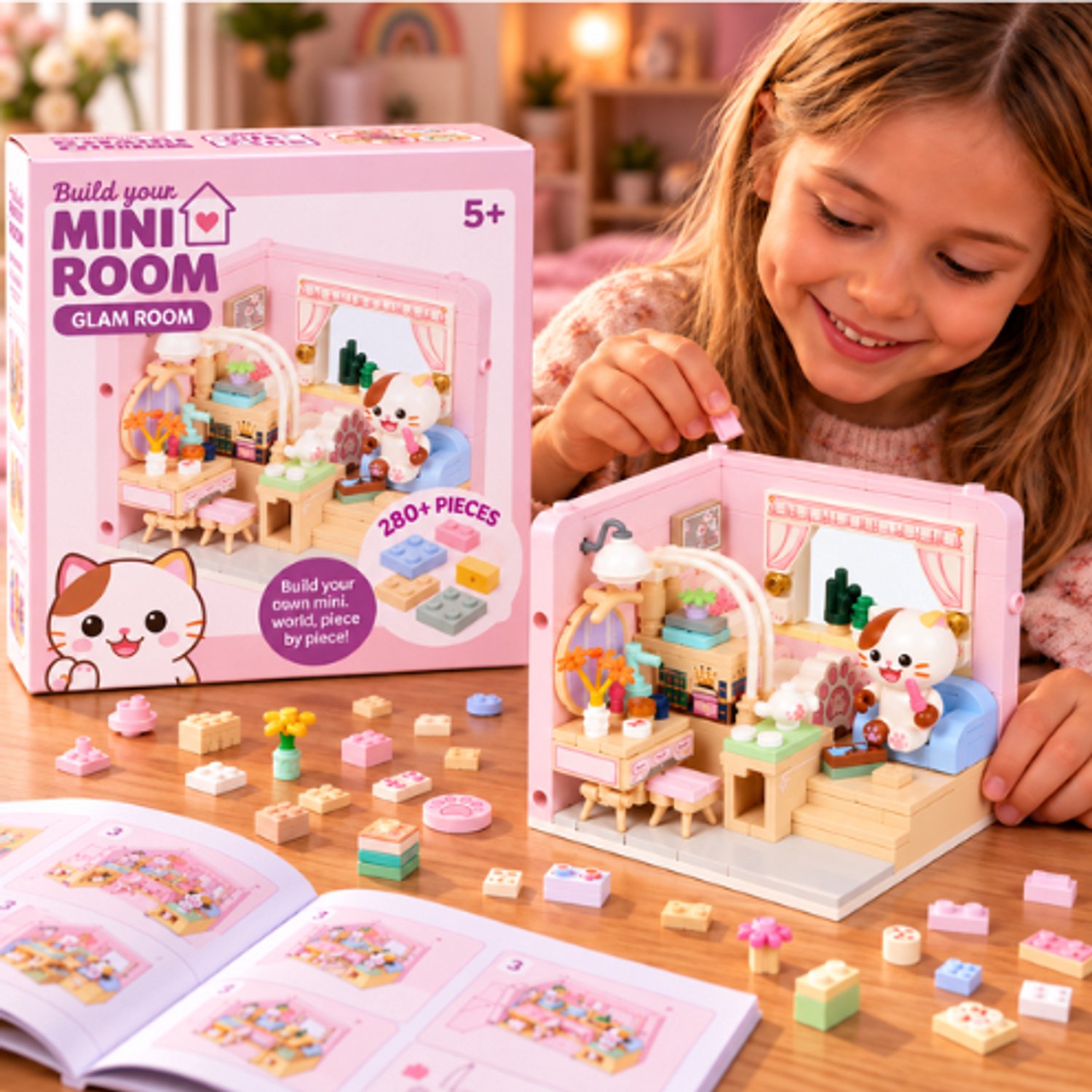 Build your Mini Glam Room 280+ bouwblokjes