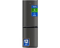 CHiQ CBM157LC - Koel-vriescombinatie - 157 Liter - Low Frost - Energielabel C - Hoogte 144 cm - 12 jaar garantie op compressor