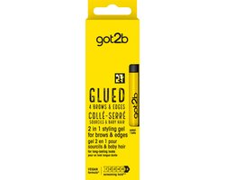 Got2b 2in1 Gel For Brows & Edges - Haarstyling - Wenkbrauwpotlood - Sneldrogende en Transparante - Stijl en Fixeer - 16 ml