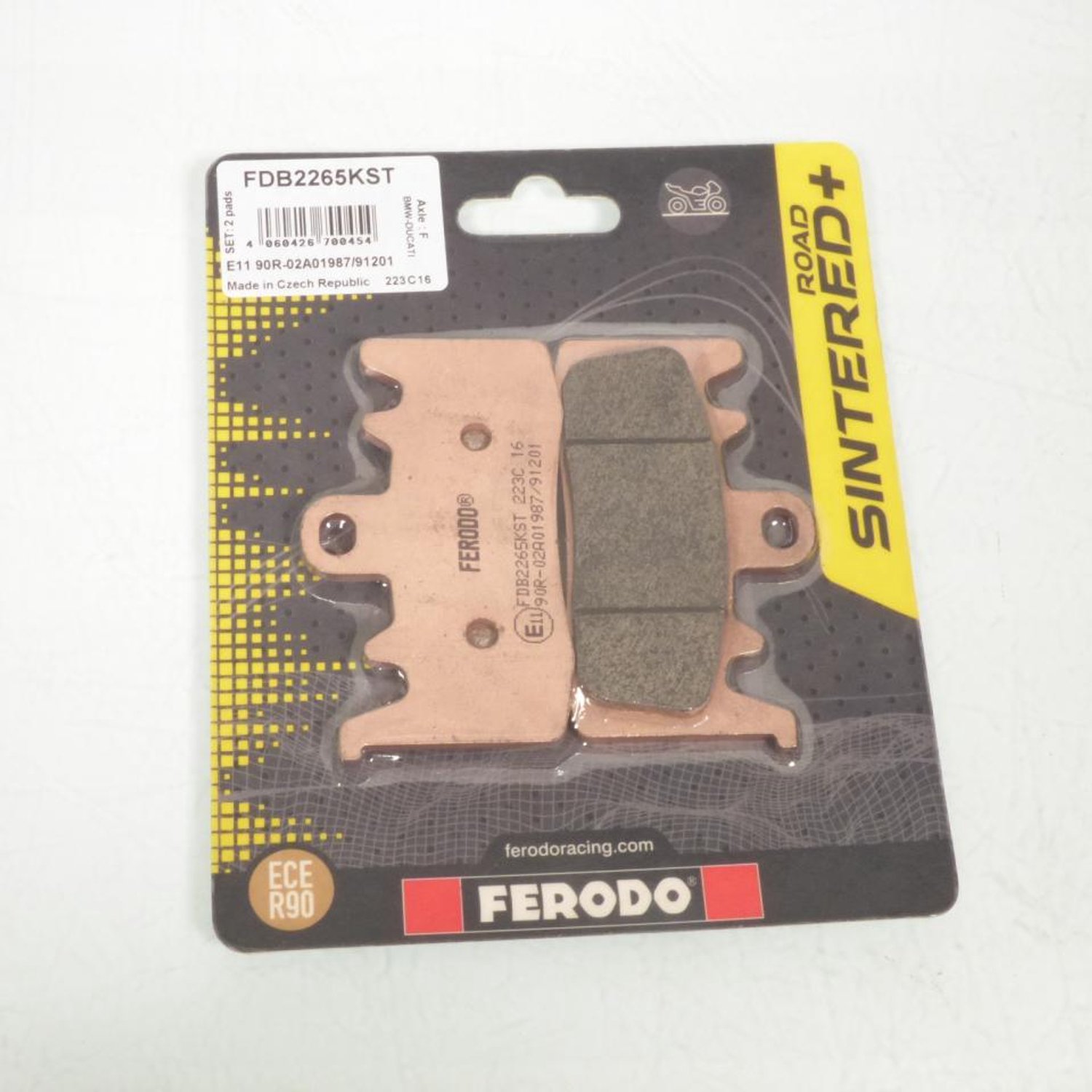 Remblokken Ferodo voor Motor Ducati 803 Scrambler Classic 2015 tot 2018 vooraan Nieuw