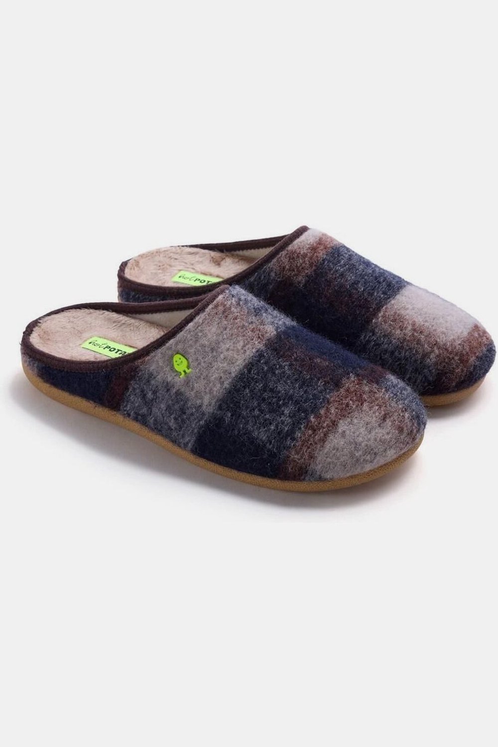 Hot Potatoes pantoffels artkel 92276/ Kleur bruin/ Maat 40