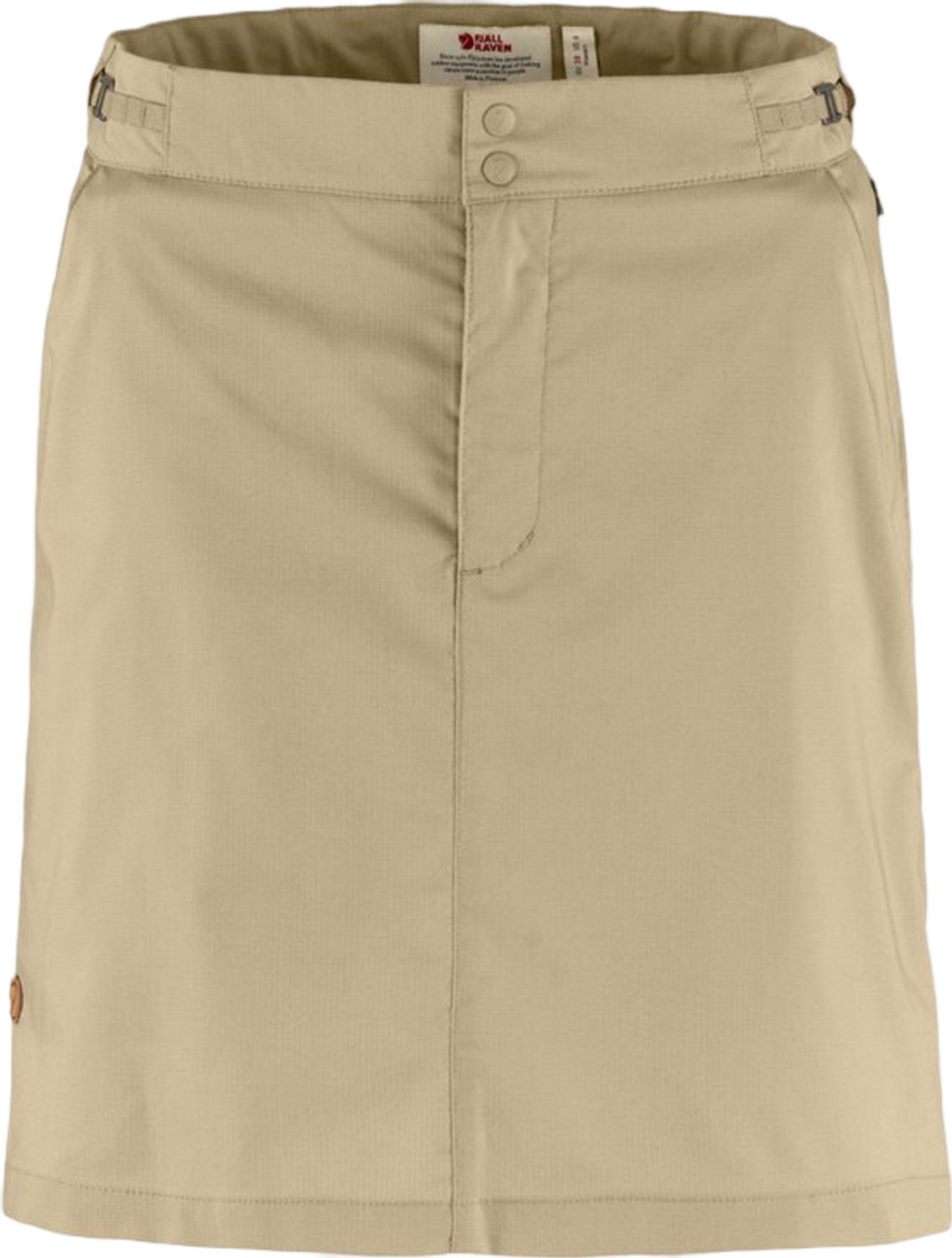 Fjällräven Abisko Hike Skort W - dames outdoorrok - Fossil - maat 36