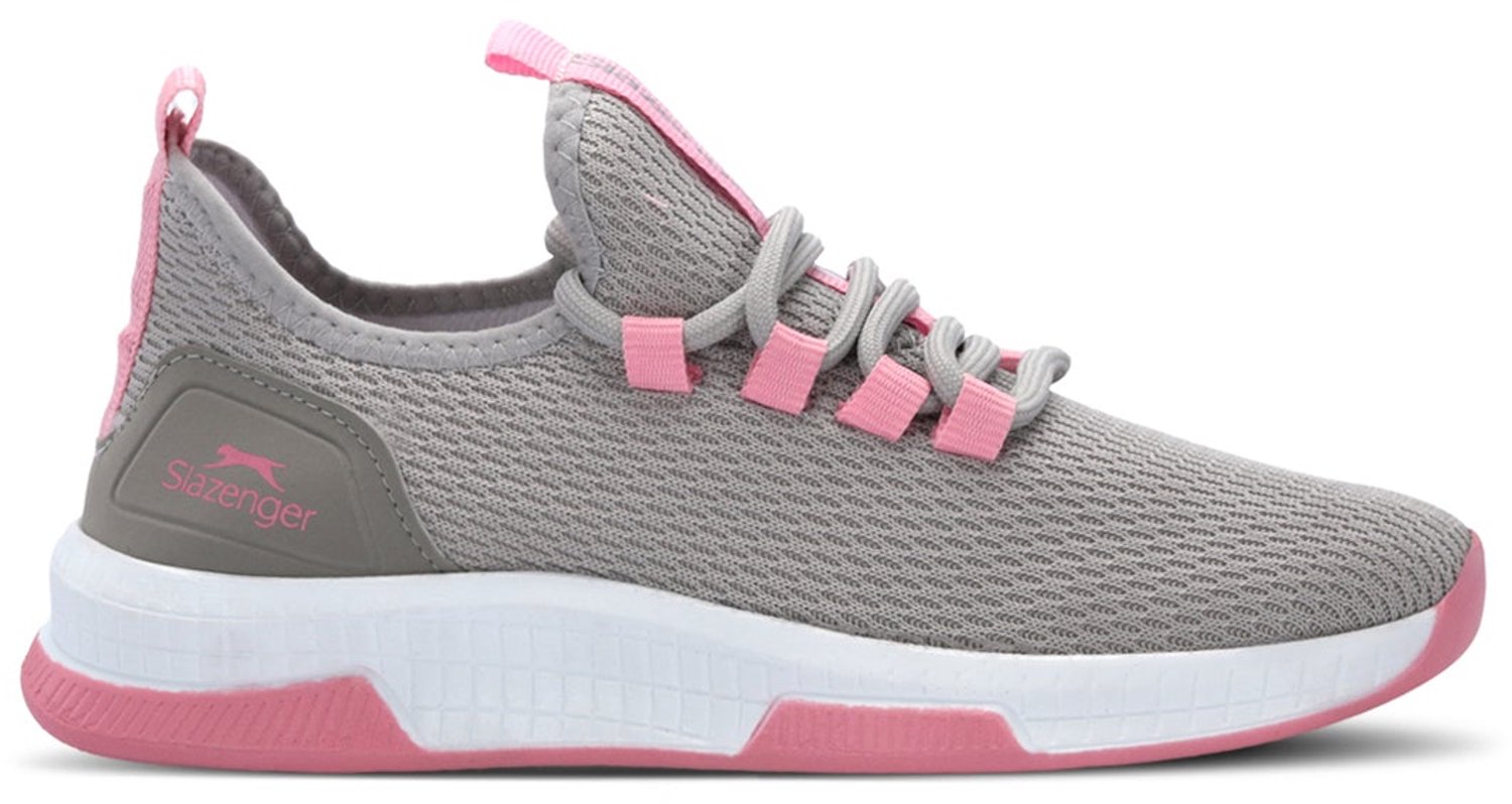 Slazenger Abena Dames Sneakers - Grijs / Roze