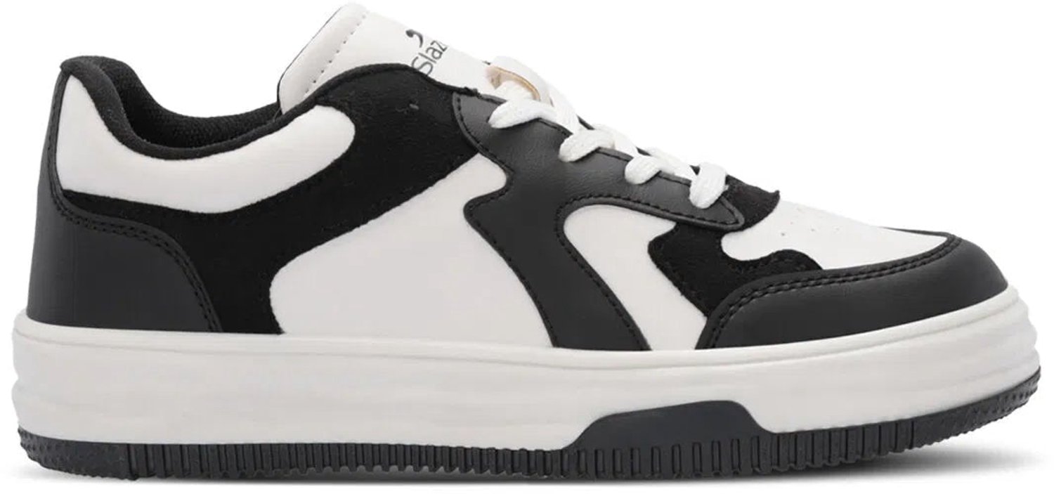 Slazenger Pinto Dames Sneakers - Zwart / Wit