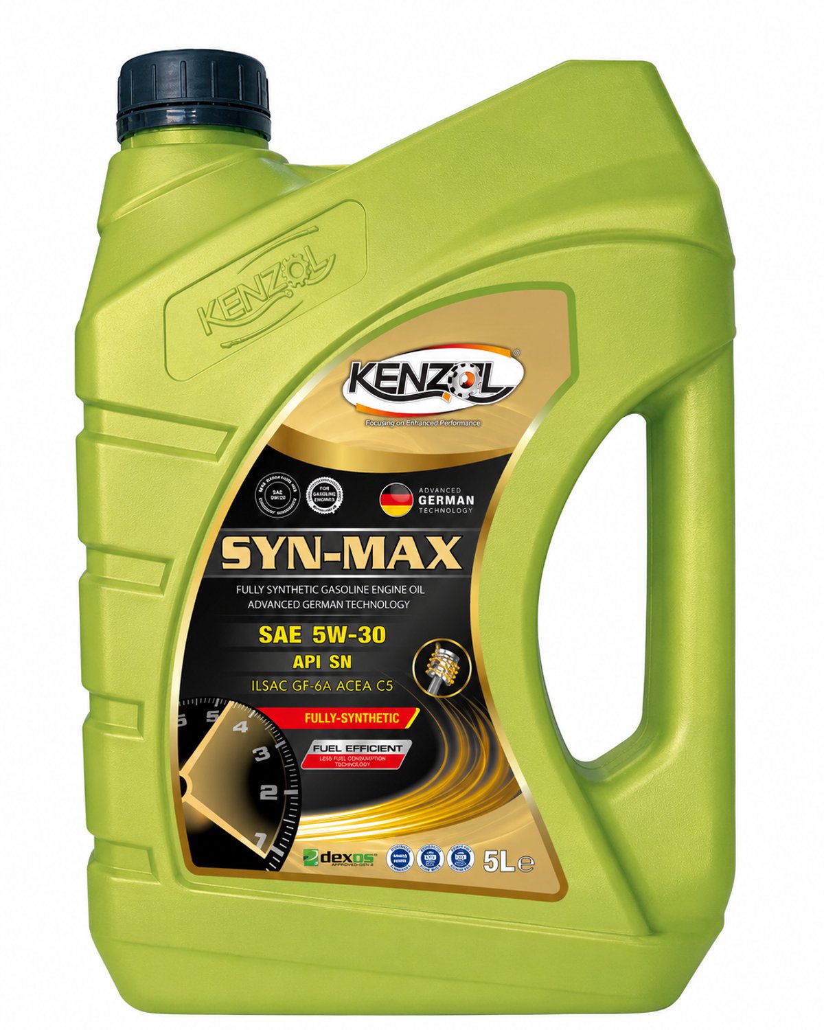 Kenzol SYN-MAX 5W30 - Motorolie - Volsynthetisch - 5L